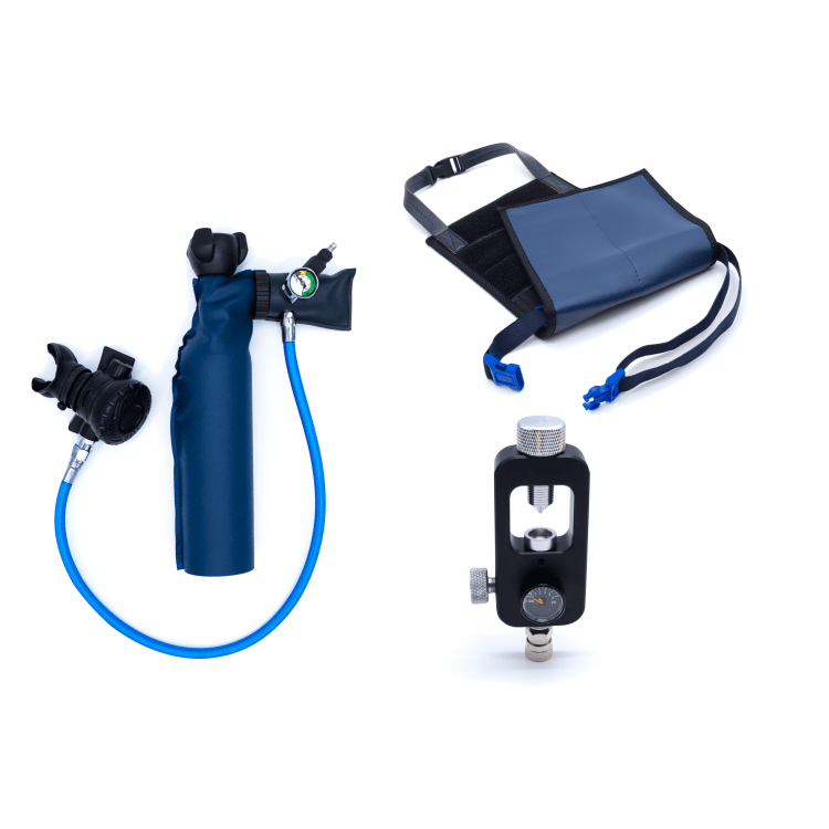 MiniDive Pro (0,5 L) + Station de remplissage Etrier + Harnais