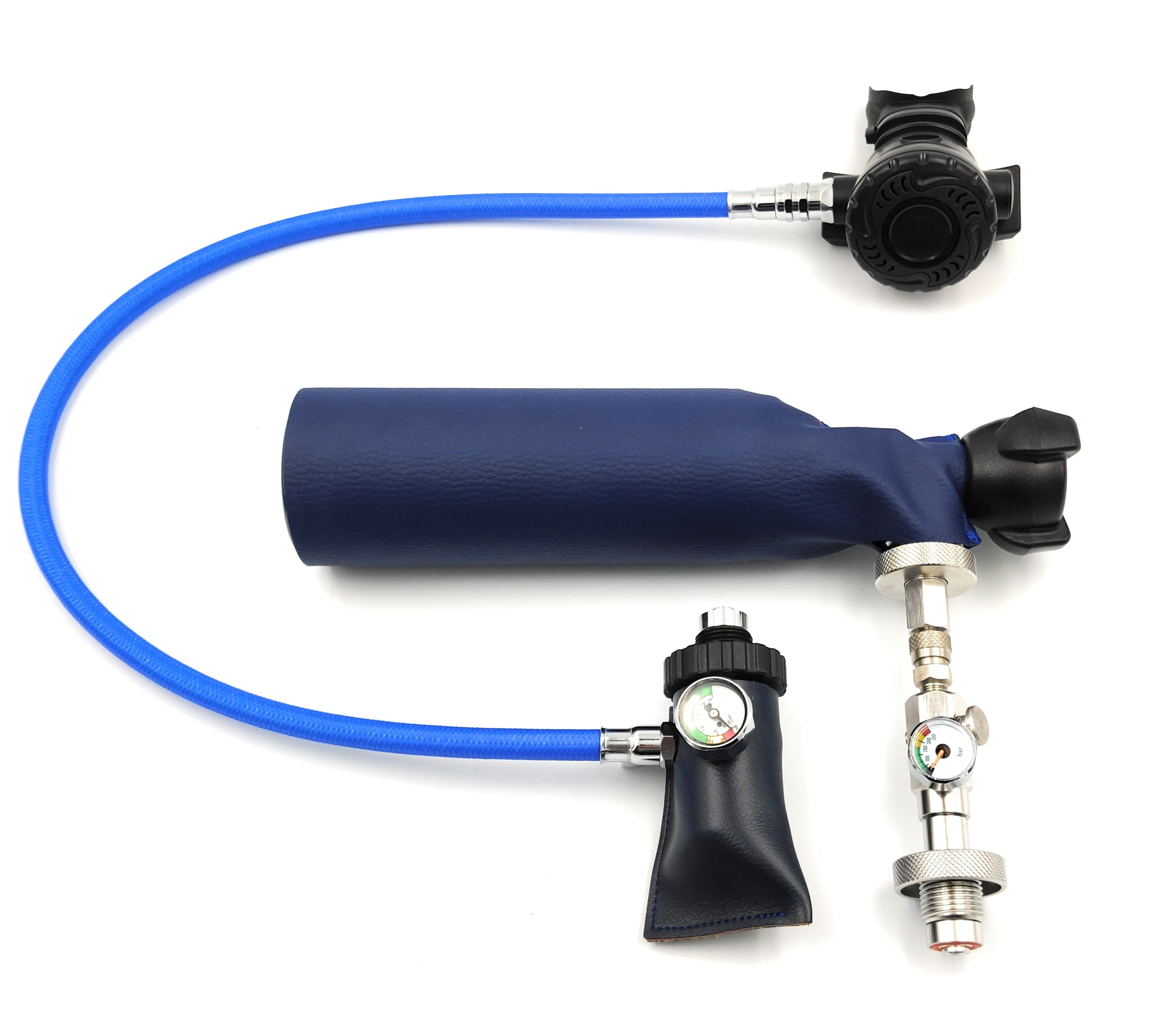 Bouteille De Plongée Portable 0,5 L - Réservoir D'oxygène 0-300 Bar, Durée 5-10 Minutes, Pour Plongée Loisir Ou Secours - 4