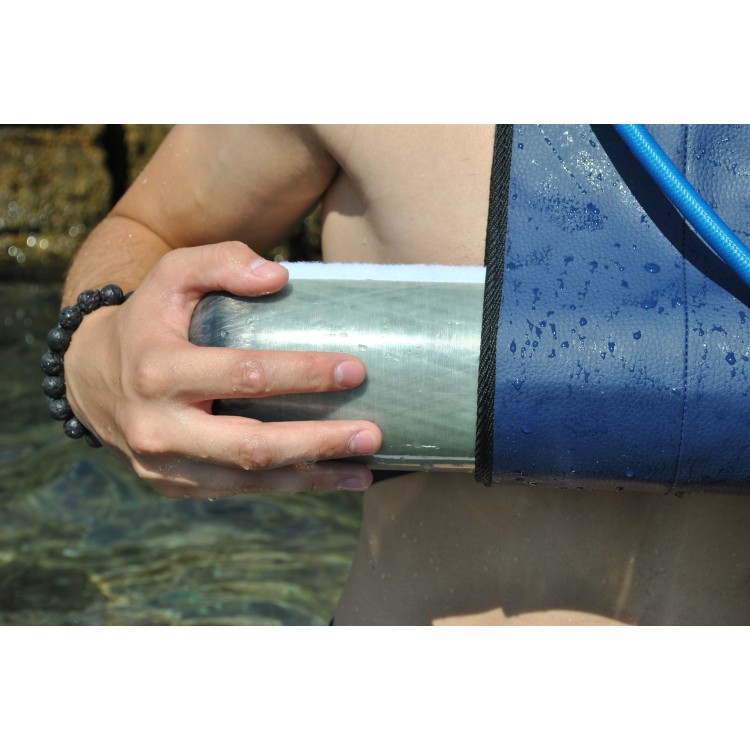 2x Small diving tank 2 L with compressor dive portable lungs