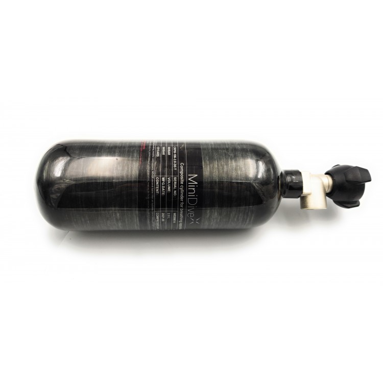 2 L / 122 cu in Carbon Compressed Air Tank