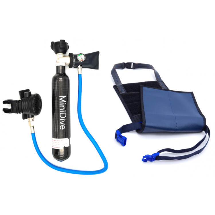 Mini Bouteille De Plongée 0,5L Avec 5-10 Minutes D'Air - Réservoir Oxygène Portable Pression 20 Bar Pour Plongée Récréative