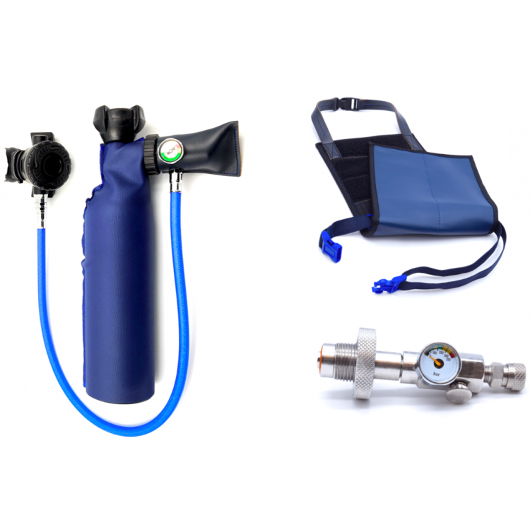 1L Tauchluftbehälter Tauchflasche Atemregler Zylinder Unterwasseratem Sauerstoff 