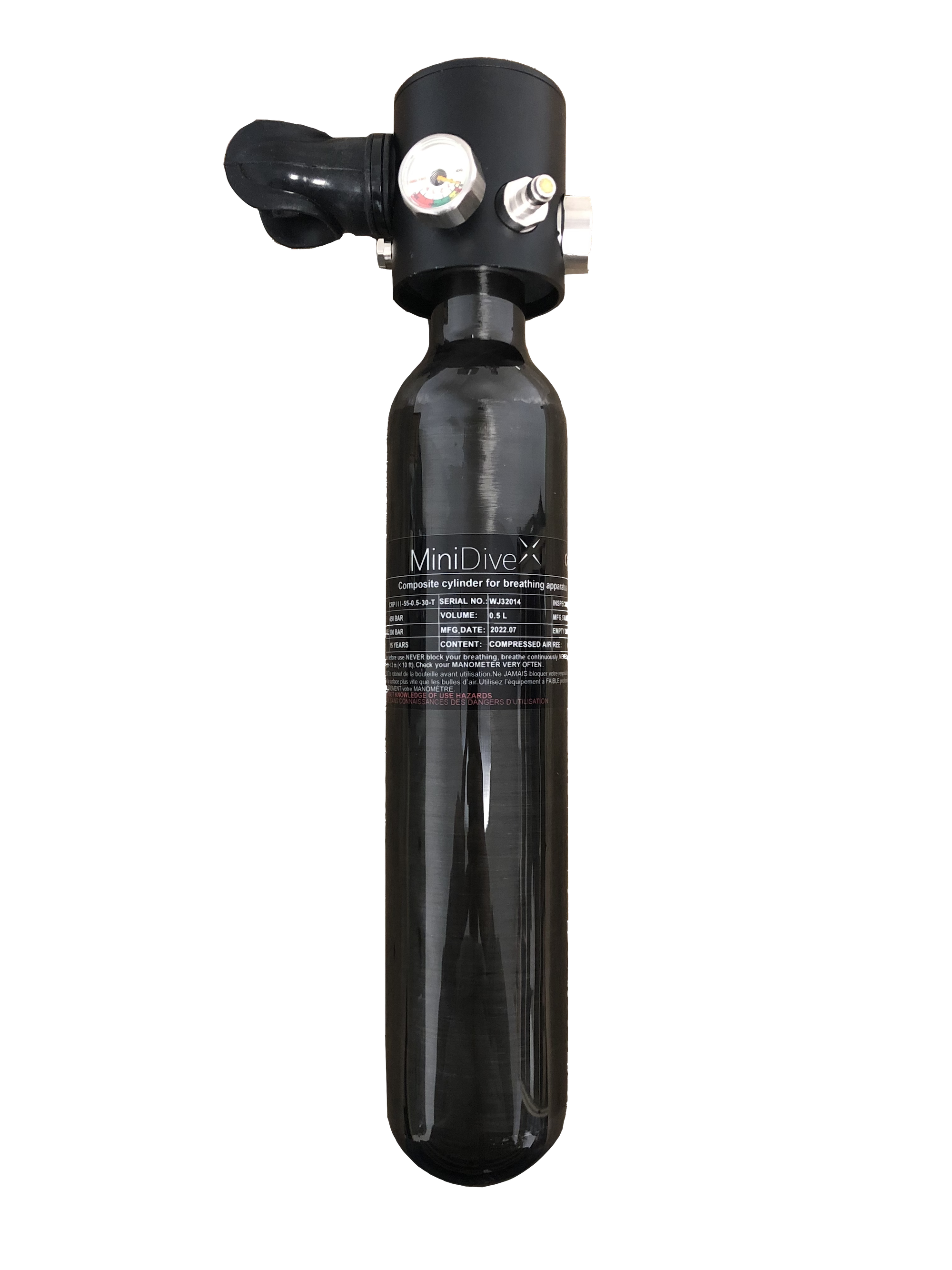 Bouteille De Plongée Portable De 0,5 L, Bouteille D Plongee Portable 0 5 L Profondeur De 10 M Avec Pompe Manuelle P 010168537491