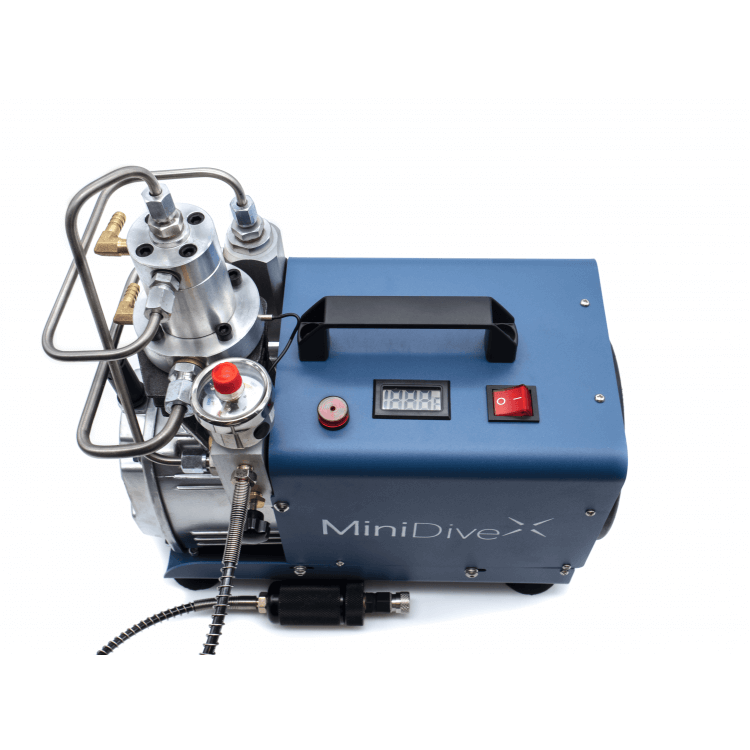 Scuba Tank Compressor with Filtering Cartridge